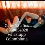 GABY TU DELICIOSA COLOMBIANA DE 19 AÑOS NENA ESPECTACULAR FASCINANTE 