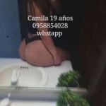 camila 19 años 0958854028 whatsapp 45$ la hora 