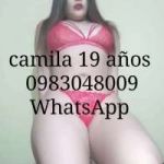 camila 19 años 0983048009 whatsapp 45$ la hora 