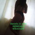 daniela tu escort independiente con lugar papi te espero 