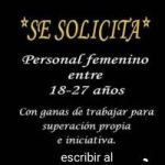 Estas buscando empleo solícitos personal femenino