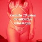 camila 19 años 0958854028 whatsapp 45$ la hora 