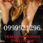 TRABAJO INMEDIATOP PARA CHICAS EN CONOCOTO 